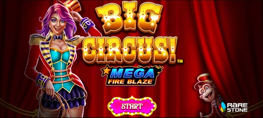 Mega Fuego Llama Gran Juego de Tragaperras Circo